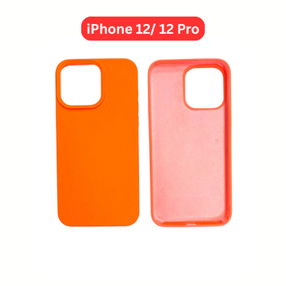 iPhone 12/ 12 Pro Silicone Case | Yellow Green Orange Cover
