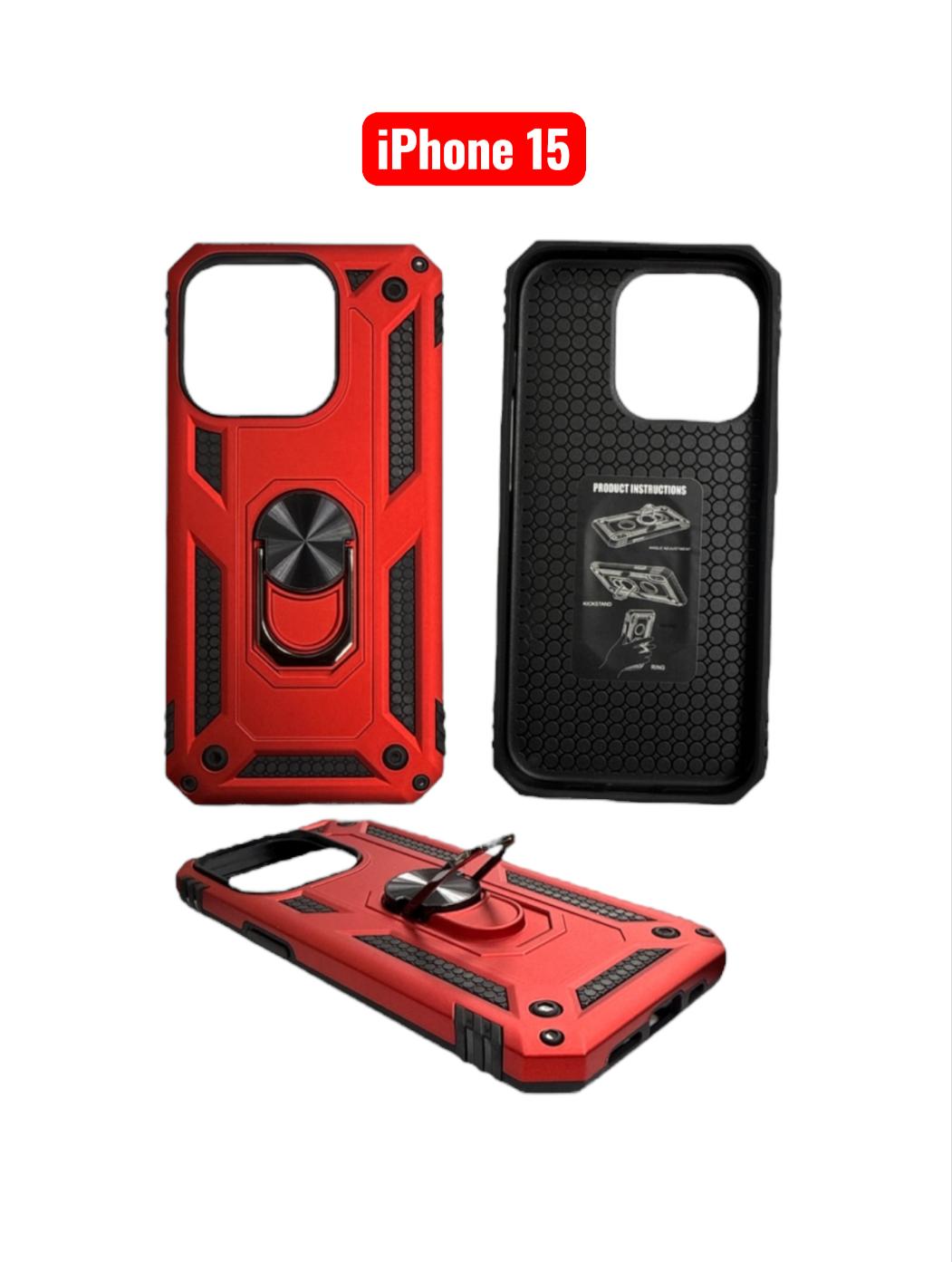 iPhone 15 Sergant Hard Case | Red Green Gold Rose Gold Silver Cover