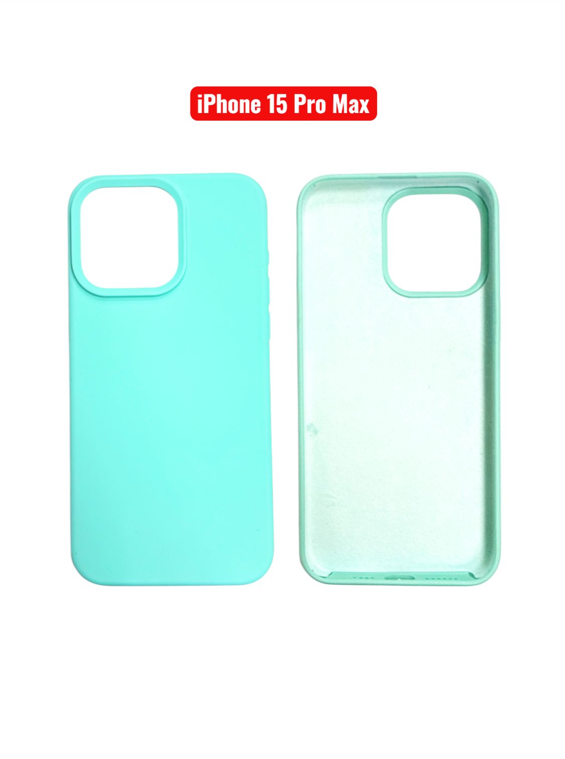 iPhone 15 Pro Max Silicone Case | Black Blue Yellow Orange Pink Green Purple Cover