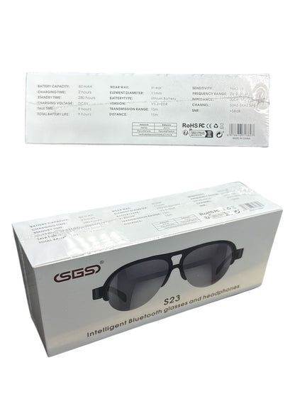 SGS S23 Bluetooth Glasses | 9H Play/Talk | Wireless Audio Eyewear | Smart Tech