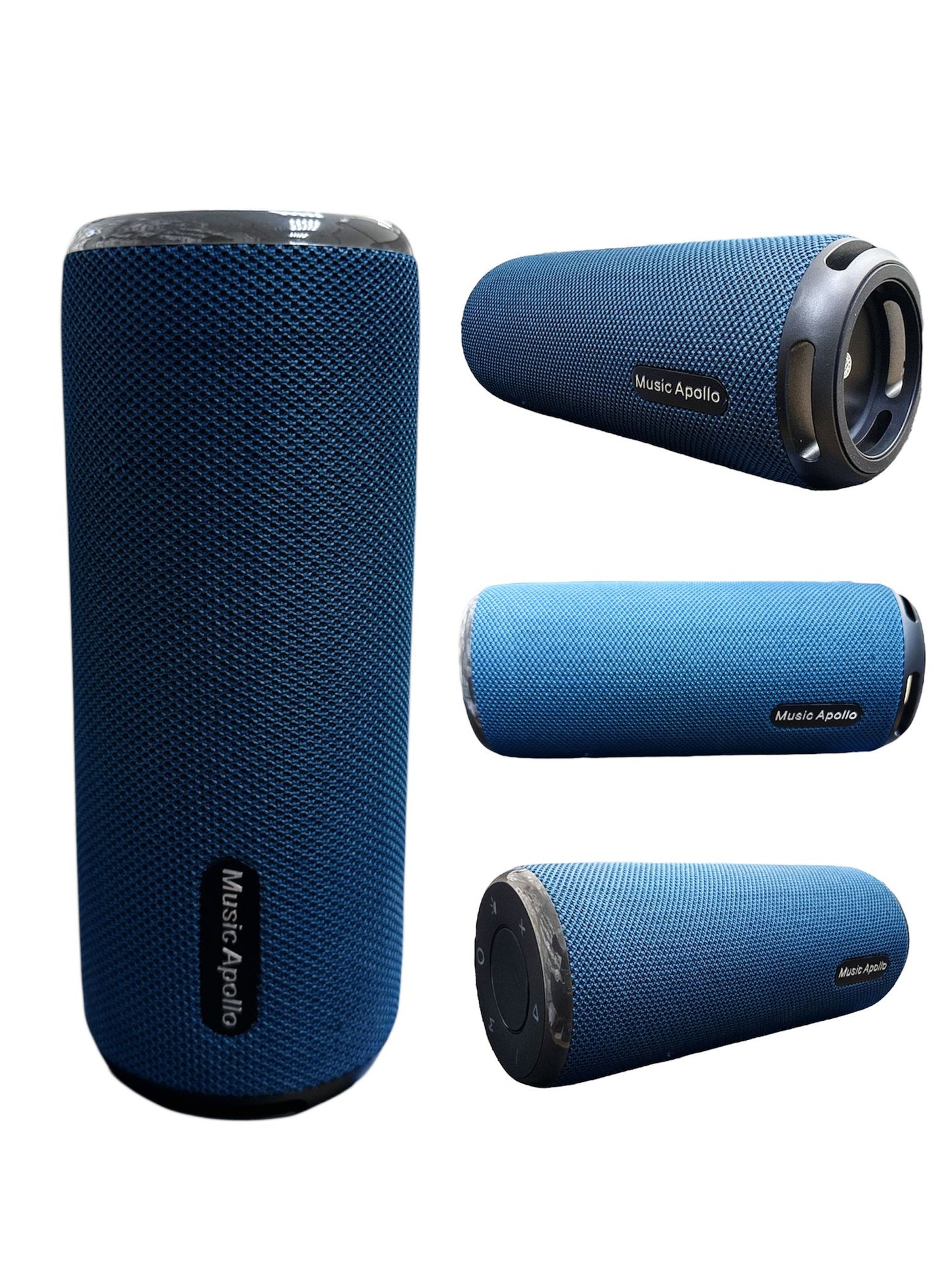 Music Apollo A12 Portable Speaker RGB LED Sound Waves Tech