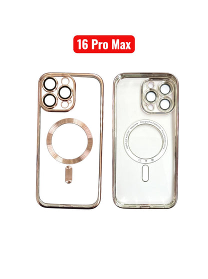 Magnetic Electroplating TPU Case | Silver Black Rose Gold Blue Green Gold