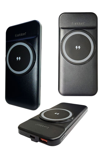 Earldom PD13 1000mAh Wireless Power Bank | 15W Fast Charging | Lightning