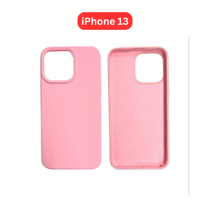 iPhone 13 Silicone Case | Blue Yellow Pink Purple Cover