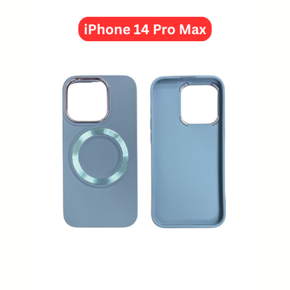 iPhone 14 Pro Max TPU Magnetic Case White Brown Green Blue