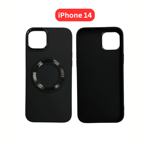 iPhone 14 TPU Magnetic Case White Brown Green Blue Balck White Pink