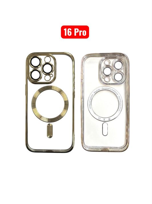 Magnetic Electroplating TPU Case | Silver Black Rose Gold Blue Green Gold