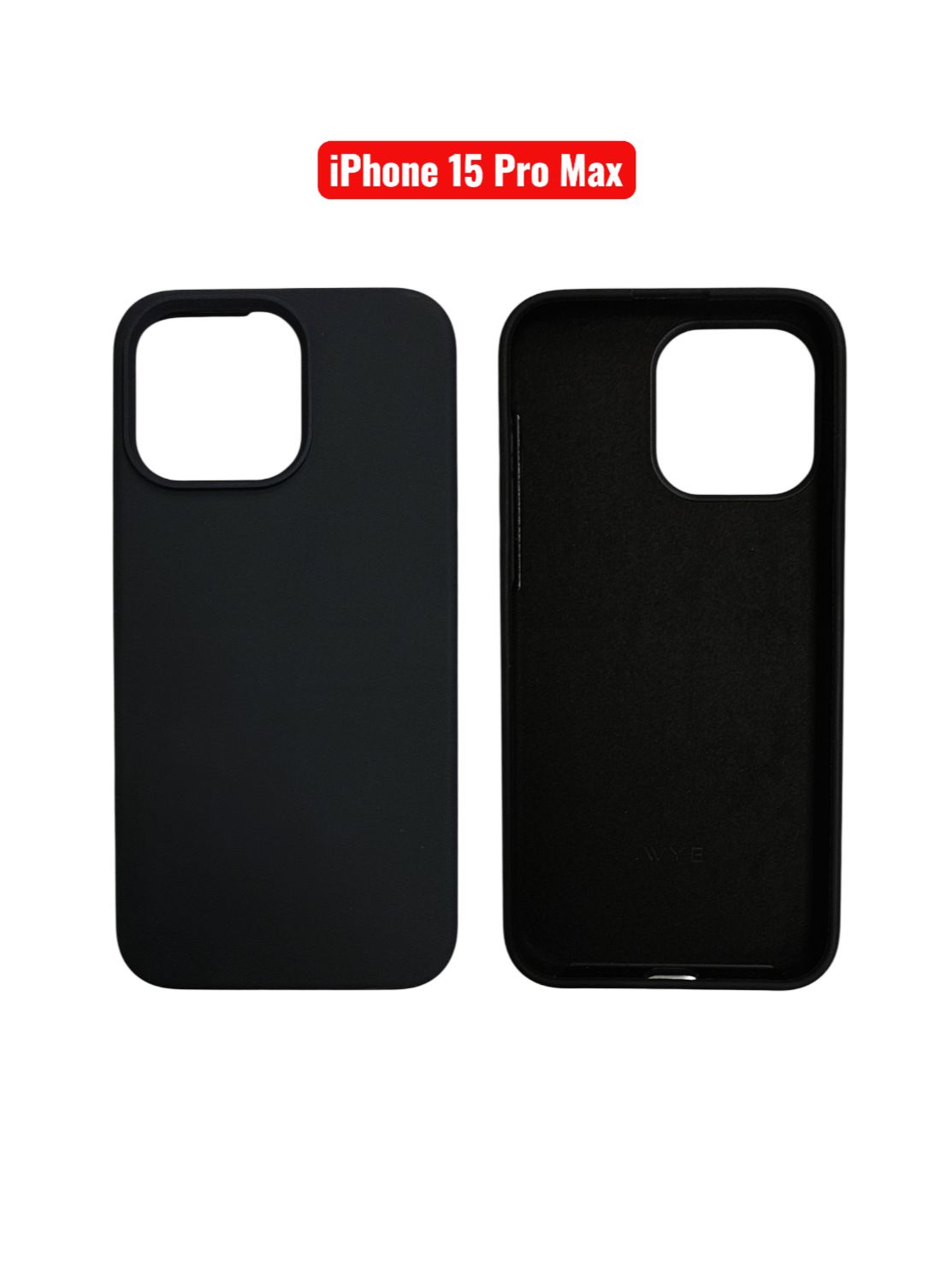 iPhone 15 Pro Max Silicone Case | Black Blue Yellow Orange Pink Green Purple Cover