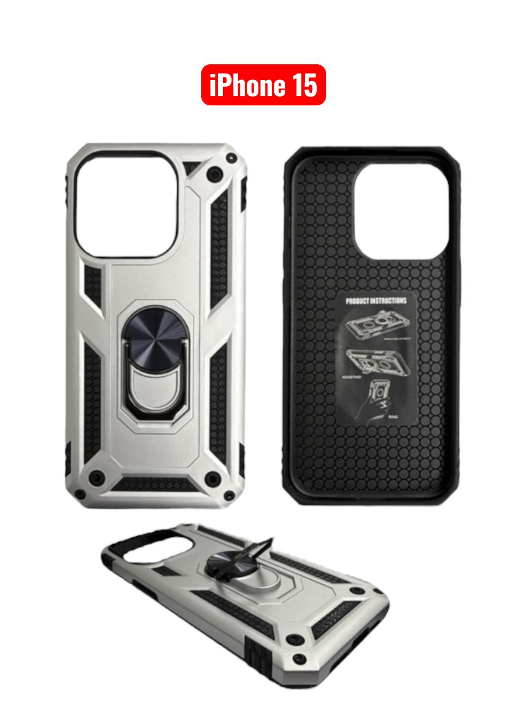 iPhone 15 Sergant Hard Case | Red Green Gold Rose Gold Silver Cover