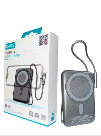 DADU 10000mAh Wireless Power Bank | 22.5W PD Fast Charger