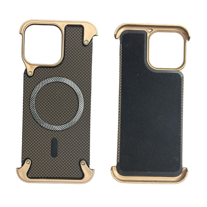 iPhone 16 Pro Max Premium Aluminium Metal Case Luxury Cover Black Brown Gray