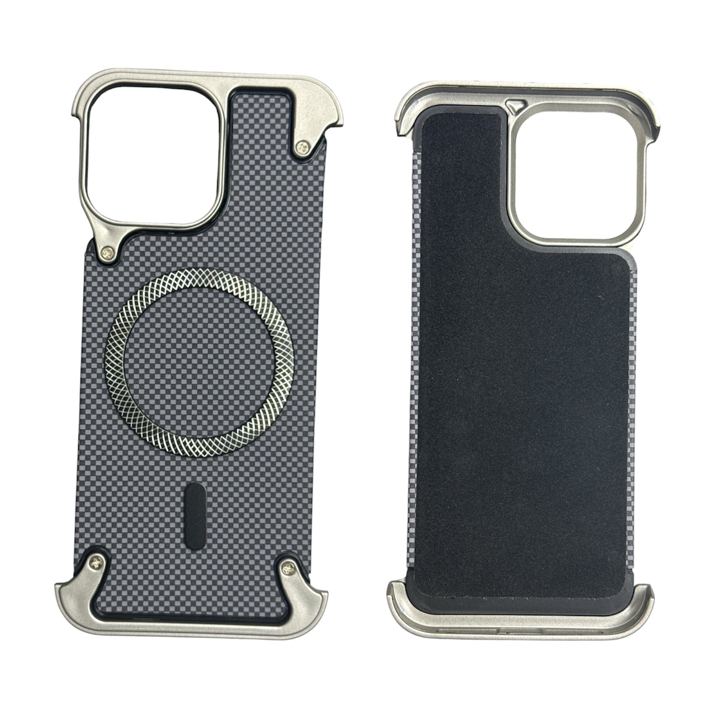 iPhone 16 Pro Max Premium Aluminium Metal Case Luxury Cover Black Brown Gray