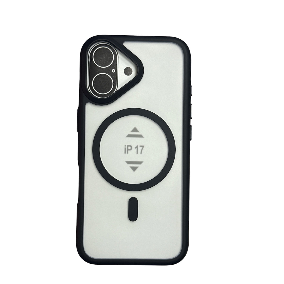 iPhone 17 Premium Silicon transparen Case Luxury Cover Black Orange Blue