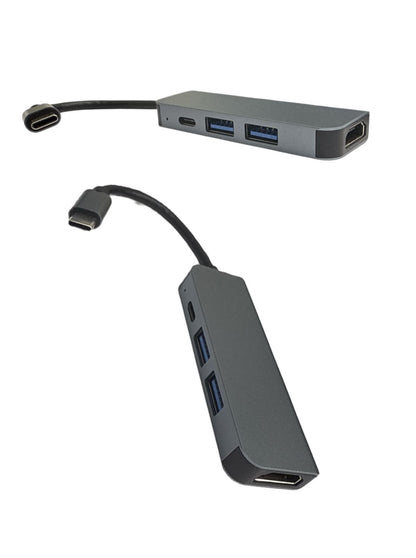 AHL Type-C to HDTV 4-in-1 Adapter | USB-C + 2 USB + HDMI 4K Output