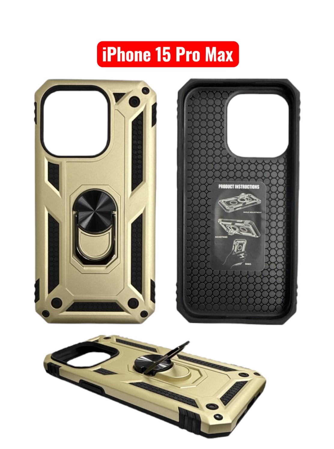 iPhone 15 Pro Max Sergant Hard Case | Red Green Gold Rose Gold Silver Cover