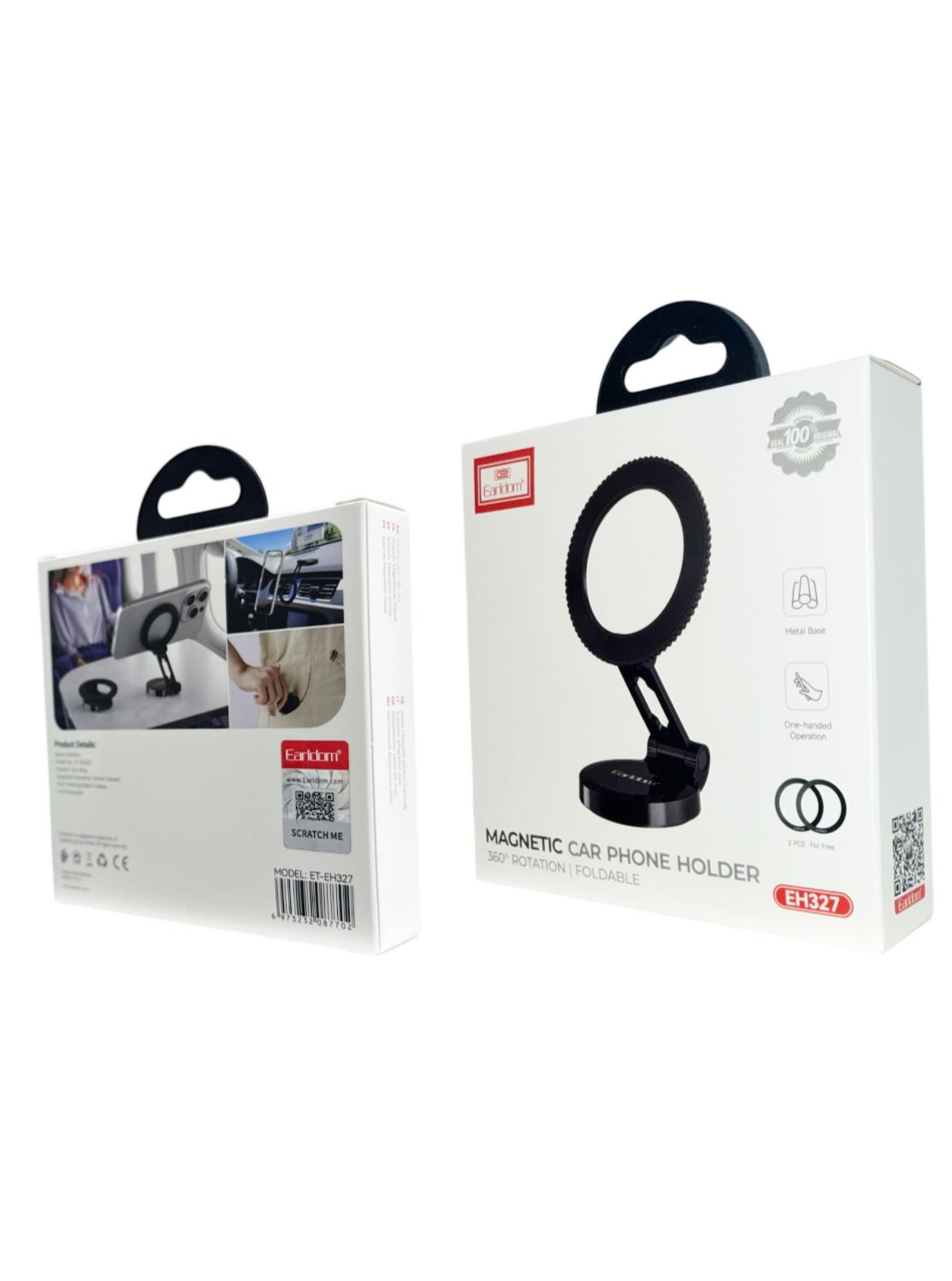 Earldom EH327 Magnetic Car Phone Holder – 360° Adjustable Mount