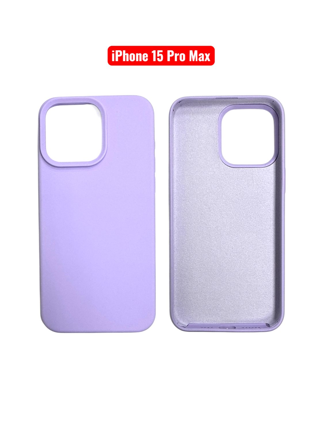 iPhone 15 Pro Max Silicone Case | Black Blue Yellow Orange Pink Green Purple Cover