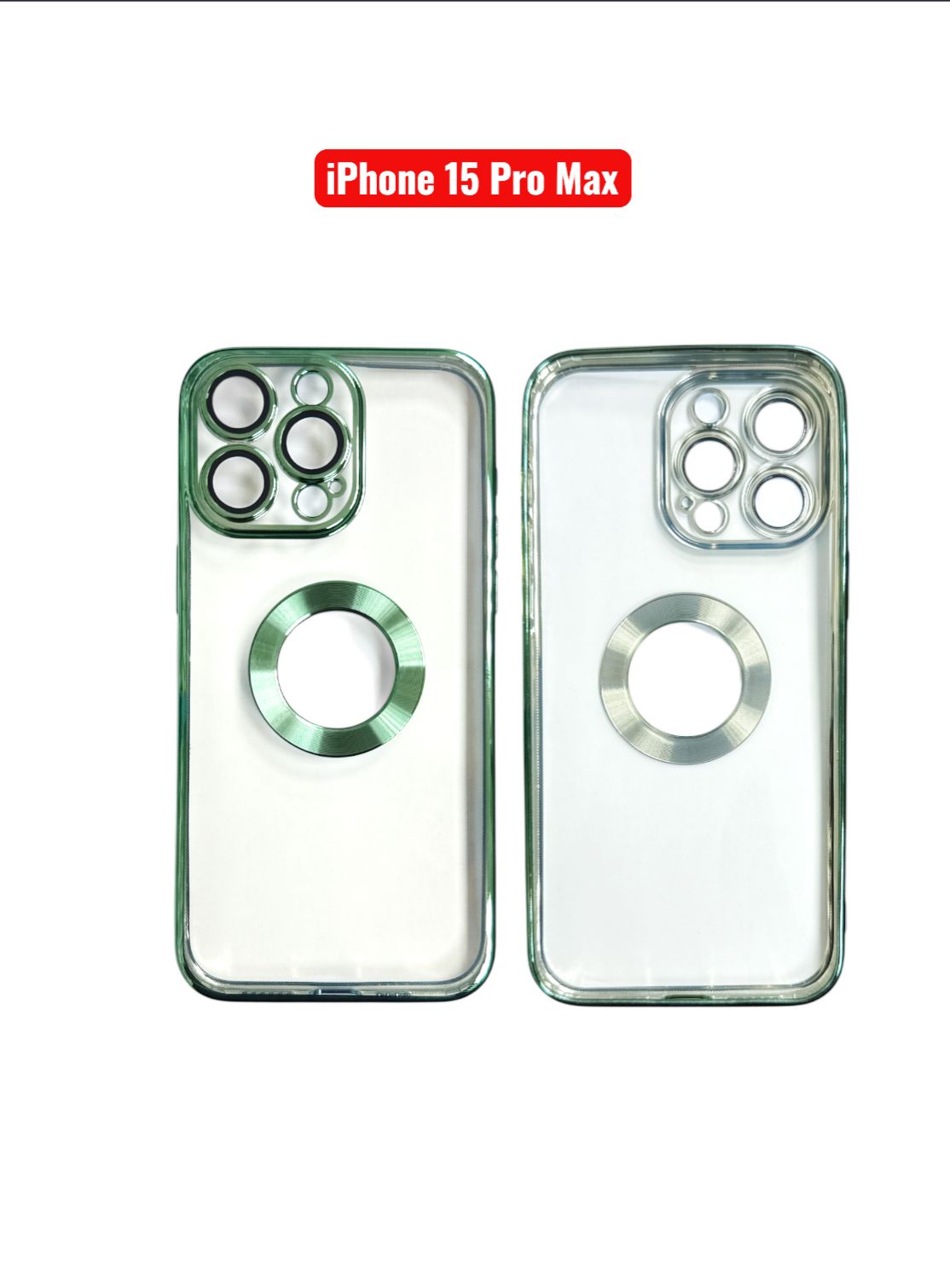 iPhone 15 Pro Max Magnetic Electroplating TPU Case | Green