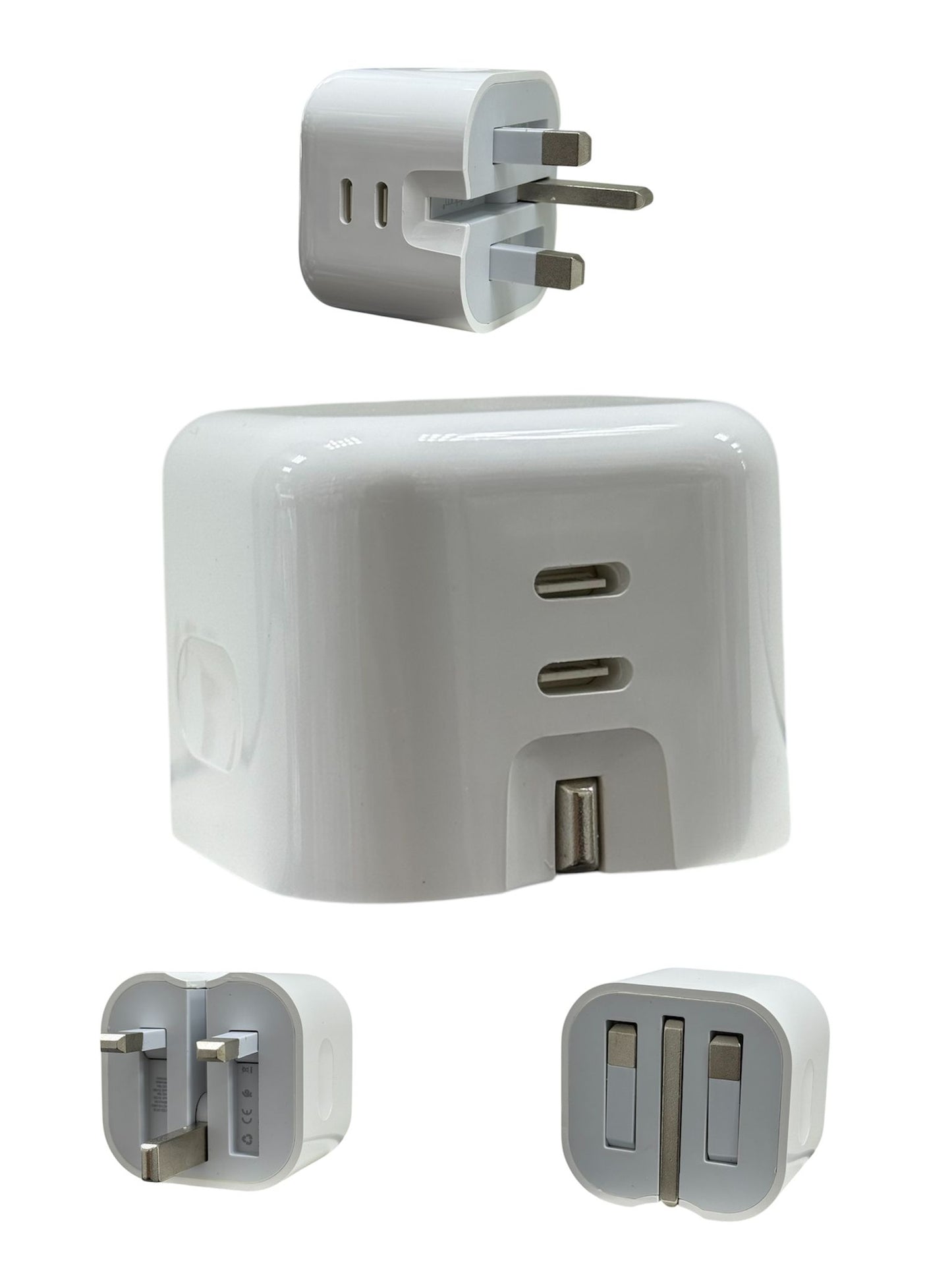 Earldom ES-UK19 PD 50W Fast Charging Adapter | USB + Type-C | Compact UK Plug