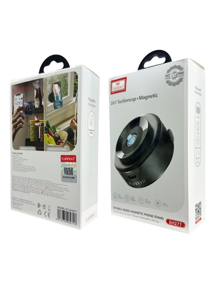 Earldom EH277 2 in  1 Suctioncup + Magnetic Double sided Phone Stand