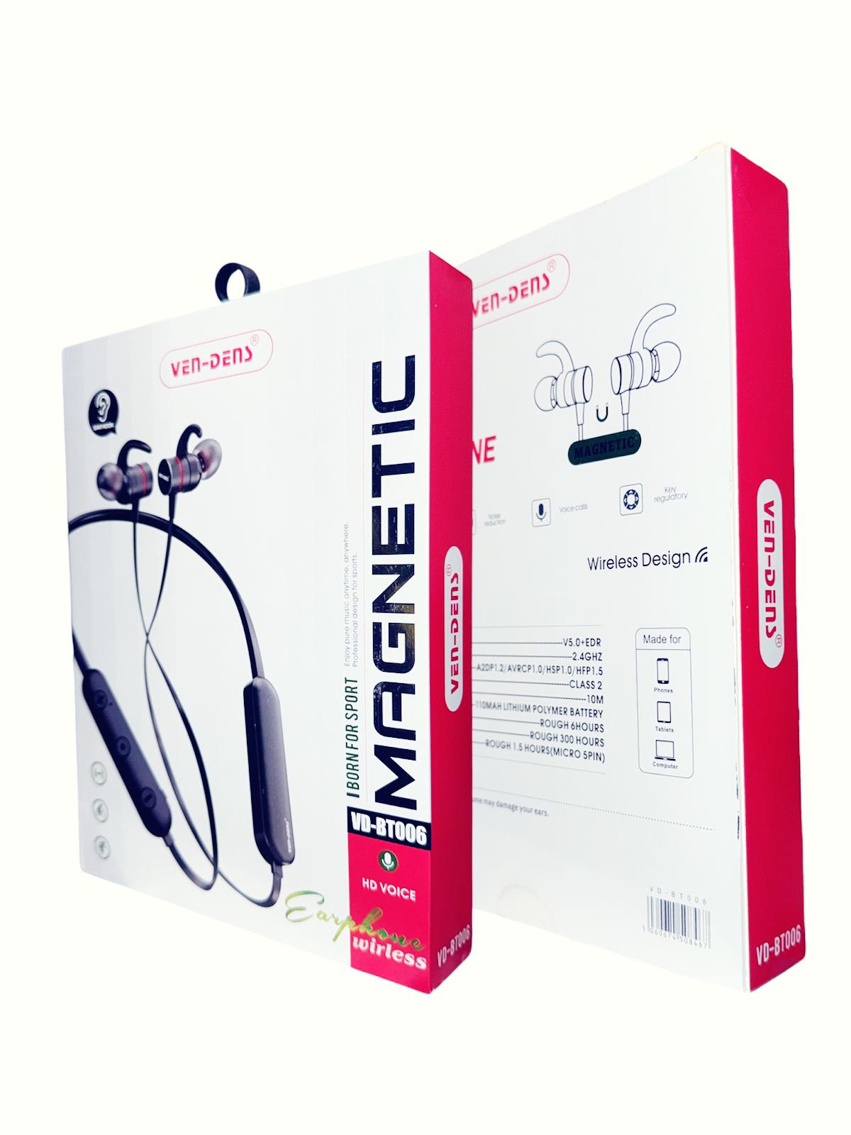Vendens BT006 Magnetic Wireless Earphones | Bluetooth Headset