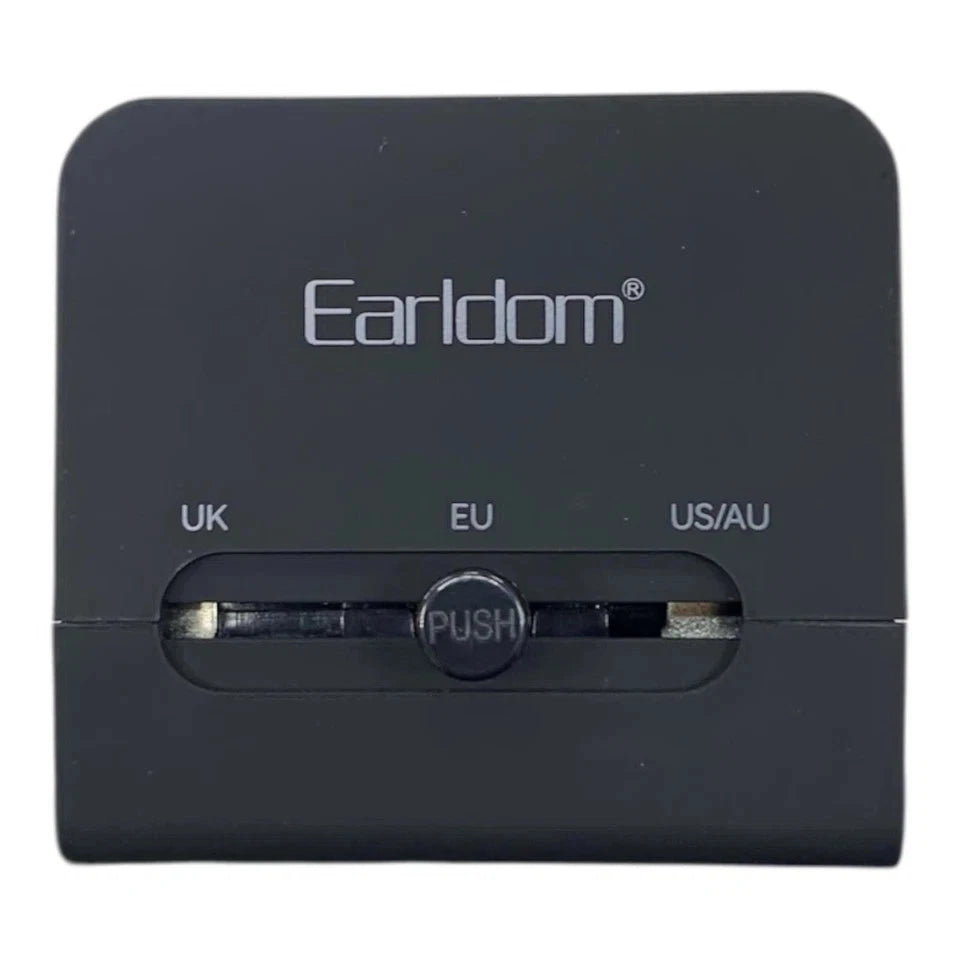 Earldom LC18 Universal Travel Adapter | 1500W | USB Fast Charger